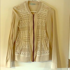 Lace cotton jacket